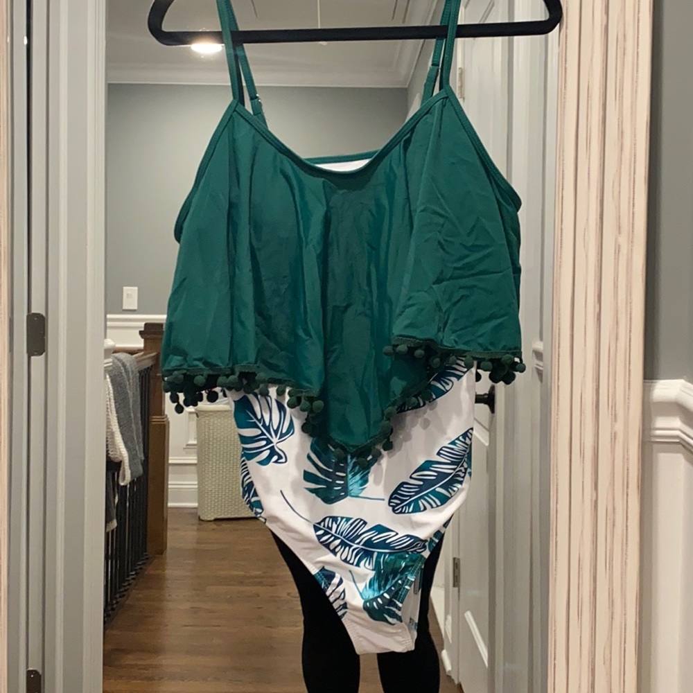 2/$20 SHEIN Pom Pom Bathing Suit NEW